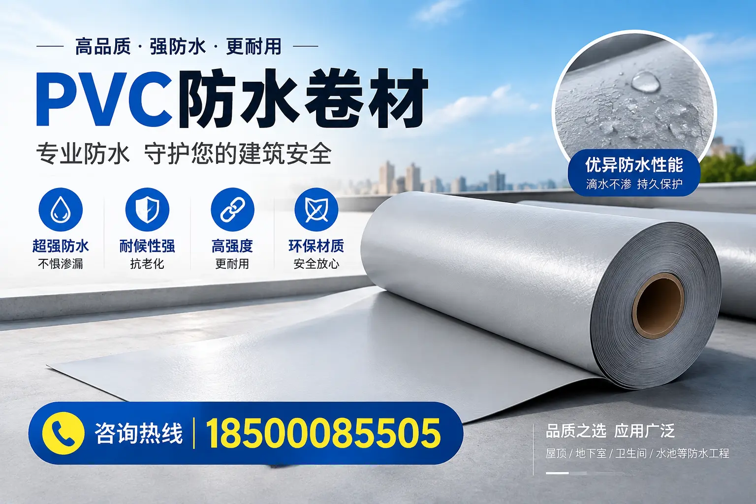 甘南地区pvc防水卷材的市场现状与发展趋势